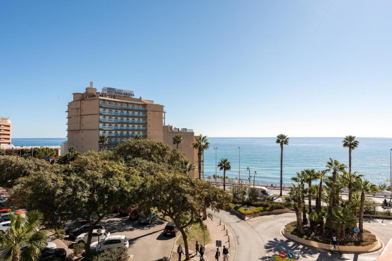Benalmadena Beachfront Retreat Big Balcony And City Sea Views Apartamento Exterior foto