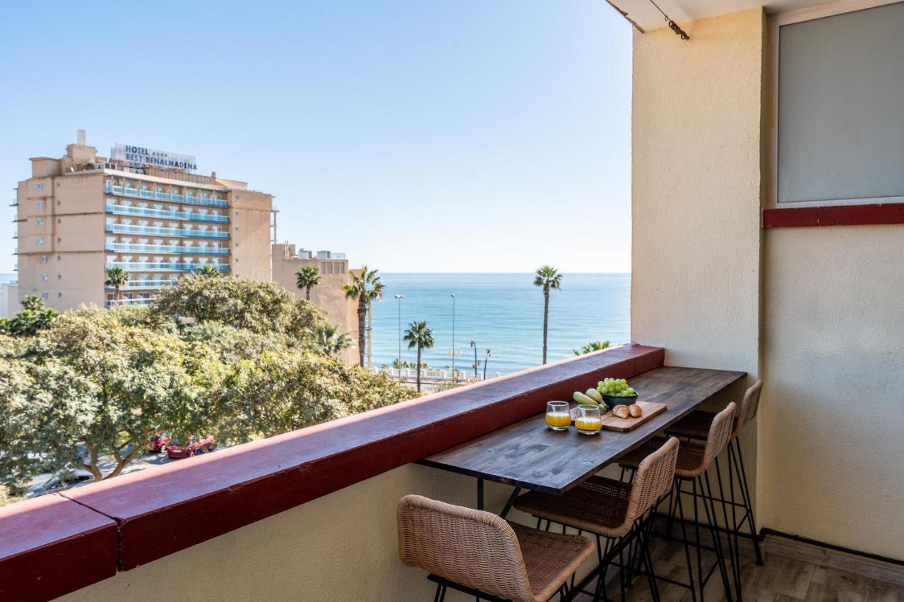 Benalmadena Beachfront Retreat Big Balcony And City Sea Views Apartamento Exterior foto